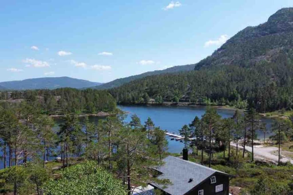 Cosy Cabin Between Lake And Mountain Treungen Luaran gambar