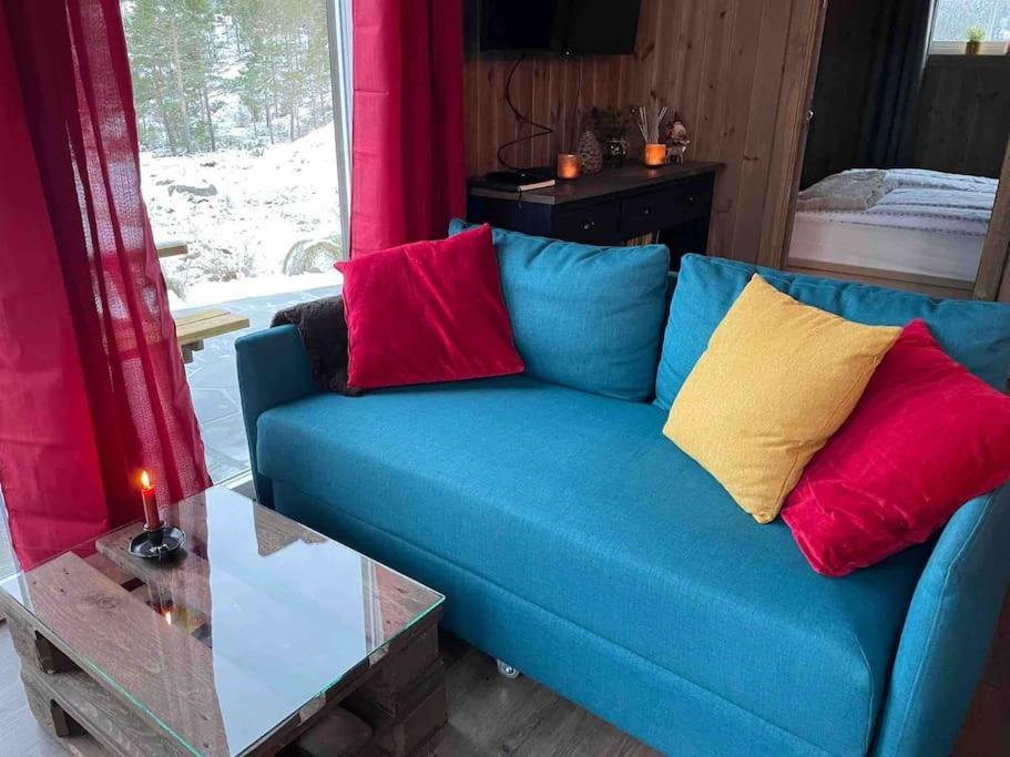 Cosy Cabin Between Lake And Mountain Treungen Luaran gambar
